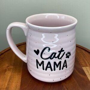 SUNDAY MORNING “Cat MAMA” Pink mug